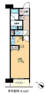 クロスレジデンス東十条【8階】の間取り