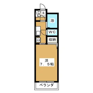 T・K・M【3階】の間取り