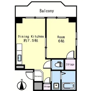 シャトル伊勢原【4階】の間取り