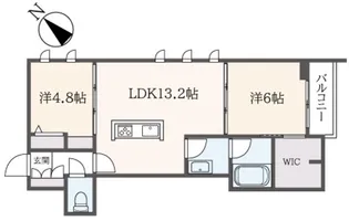 東京都世田谷区宮坂3【アパート】の間取り