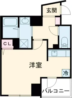 キャビン・ドゥ・ルミエール【7階】の間取り