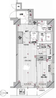 メインステージ蔵前【2階】の間取り