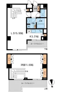 レジデンス白金コローレ【4階】の間取り