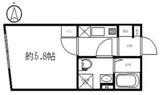 カーサ上野入谷【3階】の間取り