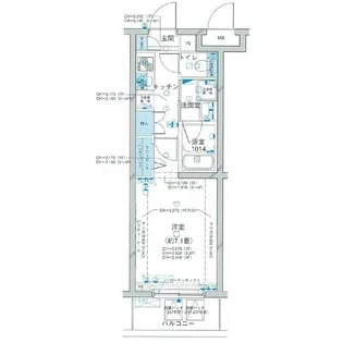 パレステュディオ音羽【3階】の間取り