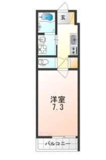 エスクード凪【1階】の間取り