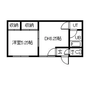 豊岡10.10ハイツ【1階】の間取り