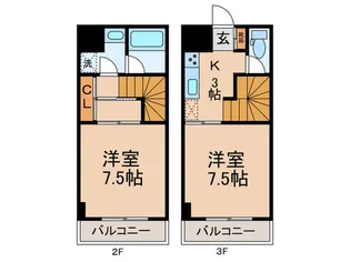 リブイル【3階】の間取り