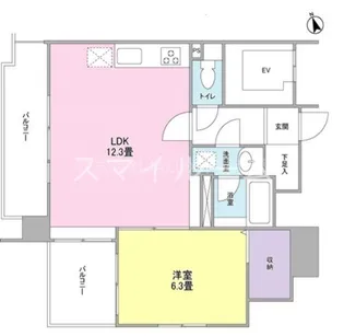 DreamAtlas樹心【7階】の間取り
