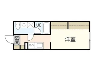 リバーノース中野東【2階】の間取り