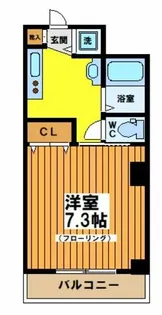 エテルノ明大前【3階】の間取り