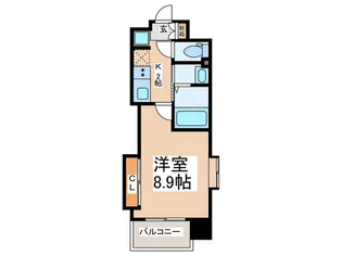 Luxe難波西II【10階】の間取り