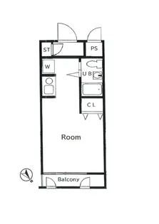 メゾン・ド・プラシード【4階】の間取り