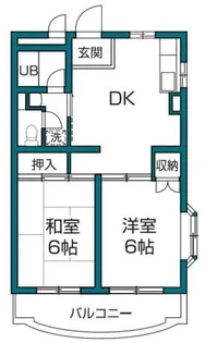 アミティー烏山【2階】の間取り