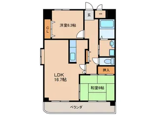 グランドゥールオニクラ【4階】の間取り