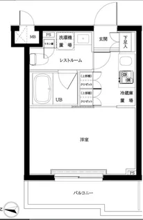 ルーブル武蔵新城弐番館【4階】の間取り