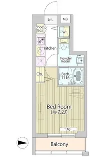 パークウッズ戸越公園【3階】の間取り