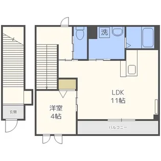 Iステージ【2階】の間取り