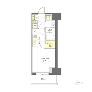 プライムメゾン蒲田【3階】の間取り