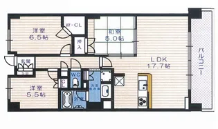 メガシティタワーズ【28階】の間取り