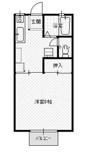 ビューコート栄田【2階】の間取り