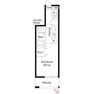 ウィステリア橋本【2階】の間取り
