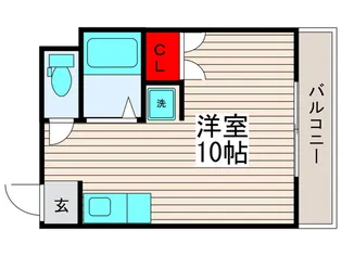 三井コ-ポ【2階】の間取り