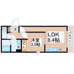 FORIA薬師堂駅前【2階】の間取り