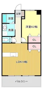 グレース名倉【3階】の間取り