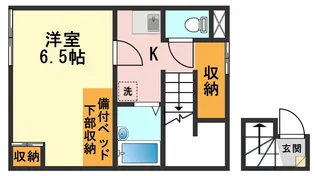 レオパレスパピーズスプリングの間取り