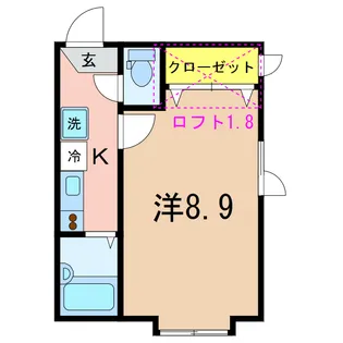 プラム【1階】の間取り