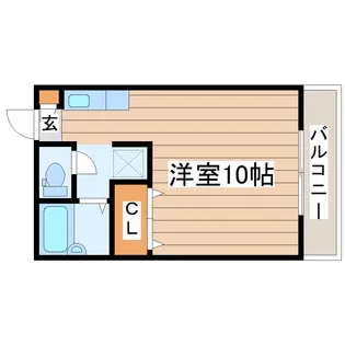 レジデンス成田【3階】の間取り