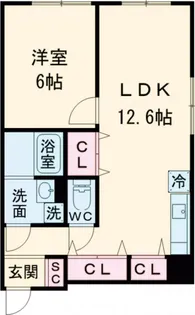 ASTILE studio 練馬平和台【1階】の間取り