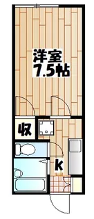 ヨーデルハイツ【2階】の間取り