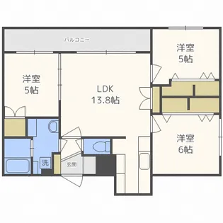 ラトリューゼ【4階】の間取り