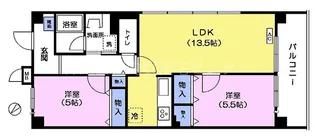 アゼリア大森【5階】の間取り