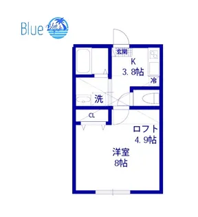 Crecia【1階】の間取り