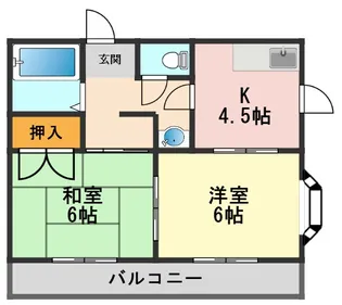 プチメゾントシ【3階】の間取り