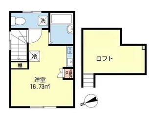 インベスト四谷【2階】の間取り