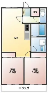パストラル追浜【2階】の間取り