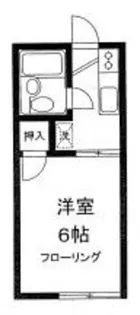 コーポ岸本【1階】の間取り