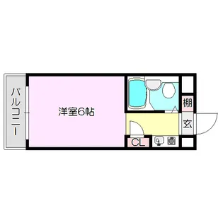 アイバレー上新庄【4階】の間取り