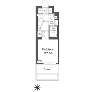 ストーリア市川行徳【1階】の間取り
