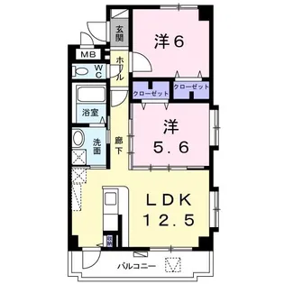 frescura【3階】の間取り