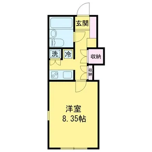 ヴィラ・ハーモニー中目黒【3階】の間取り