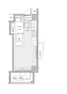 ルモーデ亀戸【11階】の間取り