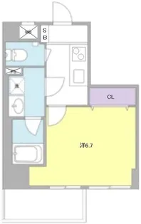 シンフォニー錦糸町【4階】の間取り