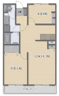 光マンション【3階】の間取り