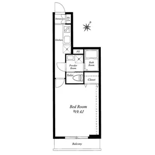 エルスタンザ北赤羽【3階】の間取り