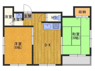 プチメゾンバーベナ【2階】の間取り